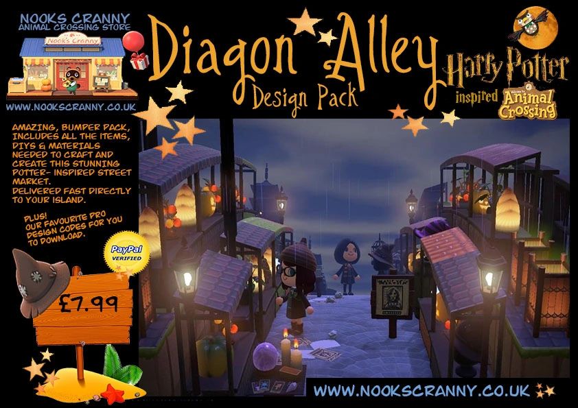 Diagon alley animal crossing hot sale